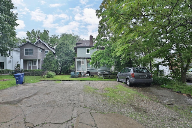 368 Alden Ave Unit 368, Columbus, OH 43201 - view of front facade featuring a chimney