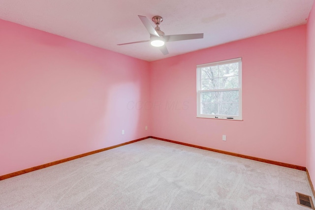 4071 Killary Dr, Dublin, OH 43016 - carpeted empty room with a ceiling fan and baseboards