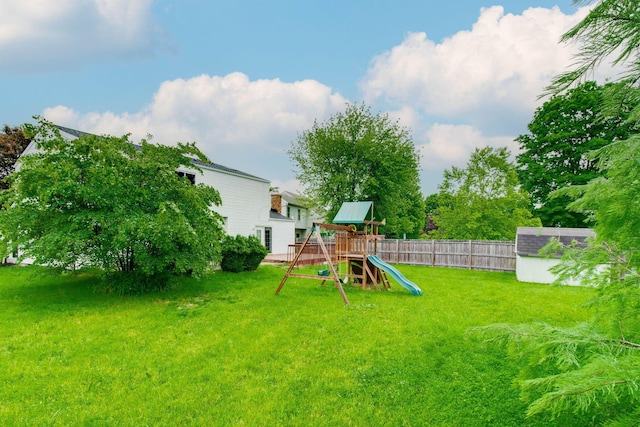 4071 Killary Dr, Dublin, OH 43016 - view of yard featuring a playground