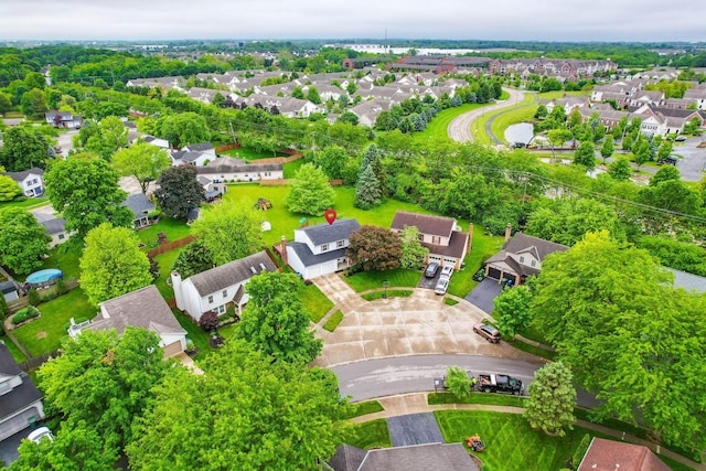 4071 Killary Dr, Dublin, OH 43016 - aerial perspective of suburban area