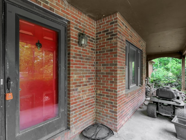 15828 Hedges Rd, Laurelville, OH 43135 - entrance to property featuring brick siding