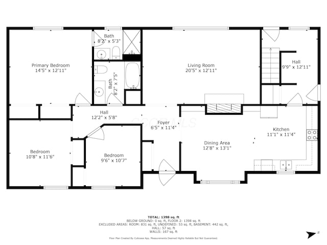 15828 Hedges Rd, Laurelville, OH 43135 - view of room layout