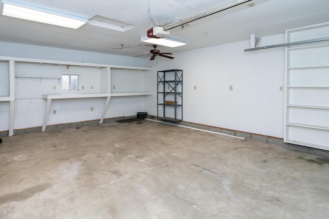 160 Cliff St, Buckeye Lake, OH 43008 - garage featuring a garage door opener