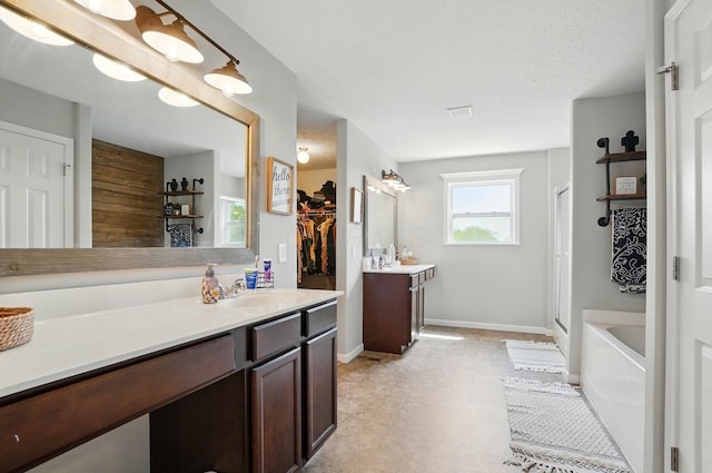 459 Wingate Pl, Mount Sterling, OH 43143 - full bath with plenty of natural light, a bath, vanity, and a shower stall