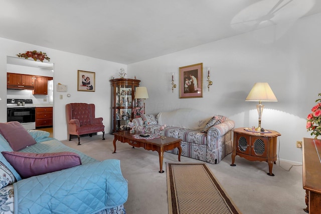 3723 Klibreck Dr, Columbus, OH 43228 - living area with light carpet