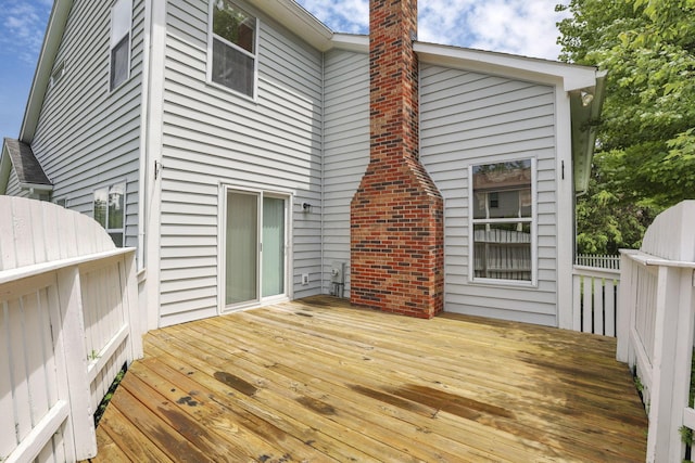 1015 Harborton Dr, Columbus, OH 43228 - view of wooden terrace