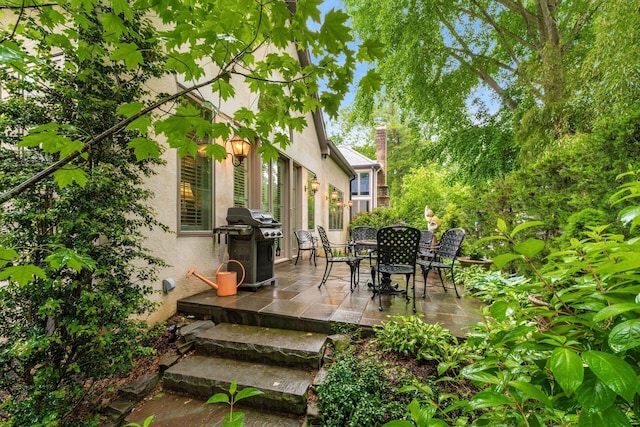 14 Lyonsgate Rd, Bexley, OH 43209 - view of patio / terrace with area for grilling