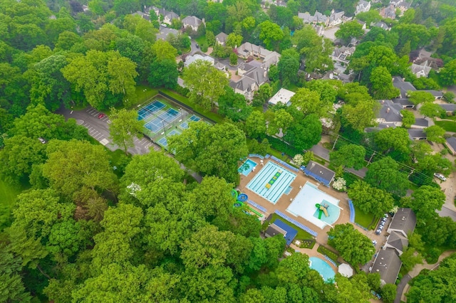 14 Lyonsgate Rd, Bexley, OH 43209 - bird's eye view of a pool area