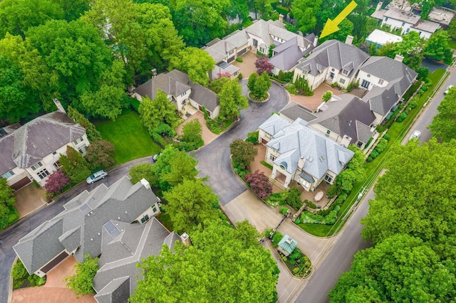 14 Lyonsgate Rd, Bexley, OH 43209 - aerial perspective of suburban area