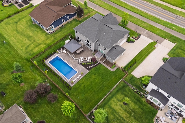 3669 Audubon Ave, Hilliard, OH 43026 - aerial view of a pool area