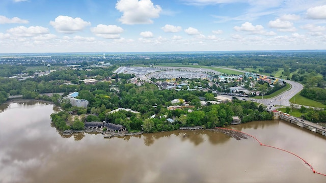 9146 Shawnee Trl, Powell, OH 43065 - bird's eye view of a nearby body of water and a forest