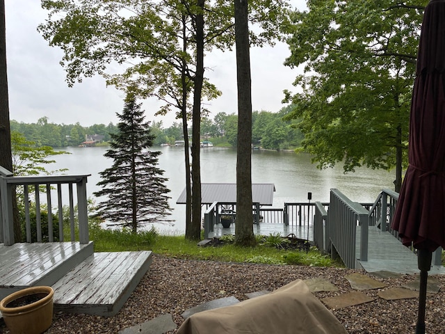 7326 State Route 19 Unit 2, Lots 27-30, Mount Gilead, OH 43338 - dock area featuring a water view