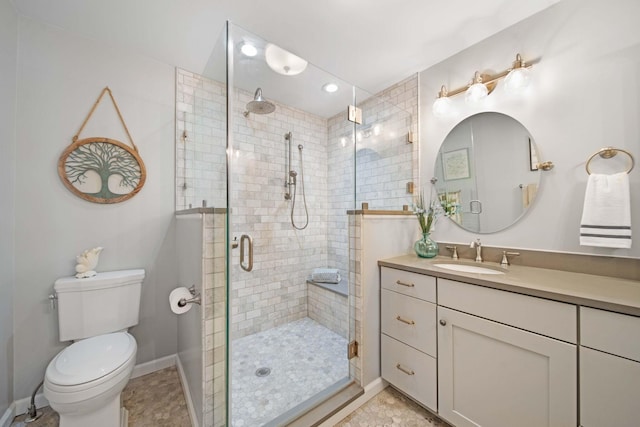 7326 State Route 19 Unit 2, Lots 27-30, Mount Gilead, OH 43338 - full bathroom with vanity and a shower stall