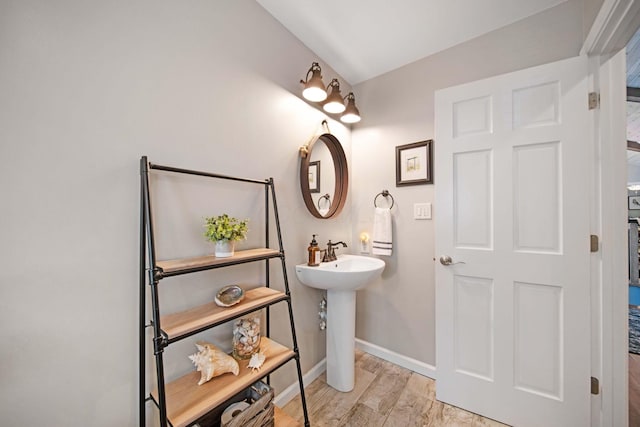 7326 State Route 19 Unit 2, Lots 27-30, Mount Gilead, OH 43338 - bathroom featuring wood finished floors and baseboards