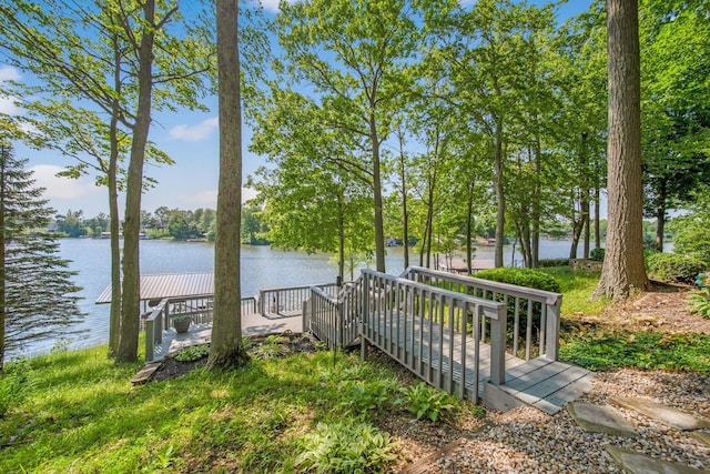 7326 State Route 19 Unit 2, Lots 27-30, Mount Gilead, OH 43338 - dock area featuring a water view