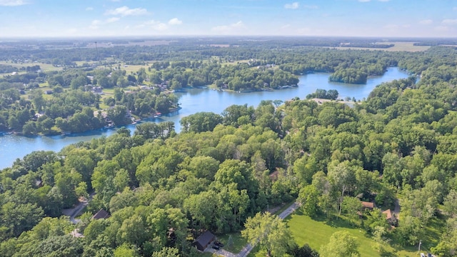 7326 State Route 19 Unit 2, Lots 27-30, Mount Gilead, OH 43338 - aerial view of property and surrounding area with a large body of water