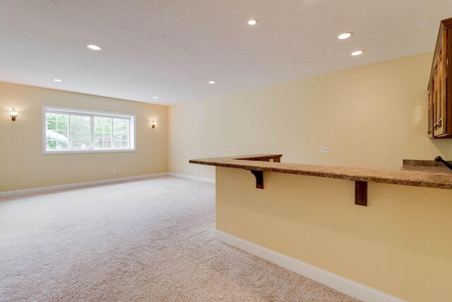 2898 Braden Way, Blacklick, OH 43004 - spare room featuring light colored carpet, recessed lighting, and baseboards