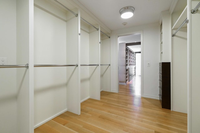 1 Miranova Pl Unit 1225, Columbus, OH 43215 - spacious closet featuring light wood finished floors
