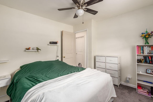 776 Galloway Rd, Galloway, OH 43119 - bedroom with carpet floors, a ceiling fan, and baseboards