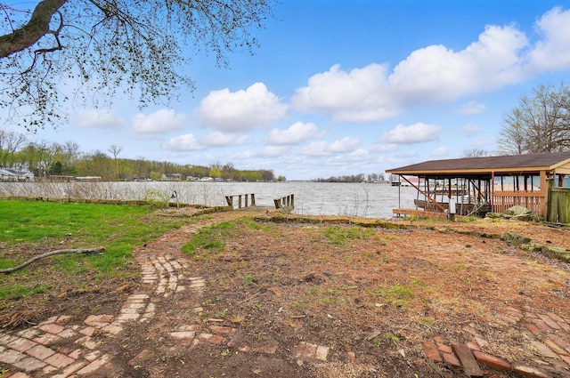4881 Decker Ave NE, Thornville, OH 43076 - dock area with a water view