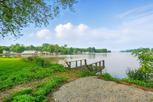 4881 Decker Ave NE, Thornville, OH 43076 - dock featuring a water view