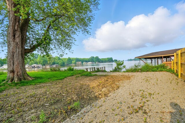 4881 Decker Ave NE, Thornville, OH 43076 - view of yard with a water view