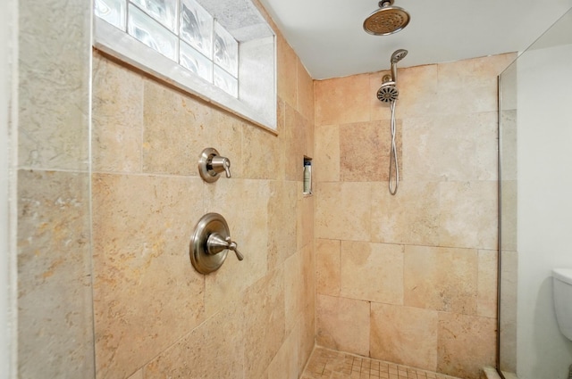 91 Nottingham Rd, Columbus, OH 43214 - bathroom with tiled shower and toilet