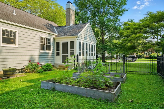 91 Nottingham Rd, Columbus, OH 43214 - view of yard with a vegetable garden
