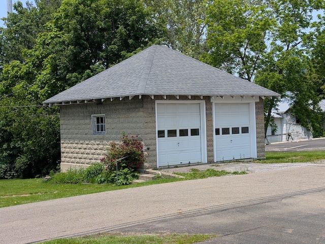 54 W High St, Mount Gilead, OH 43338 - view of detached garage
