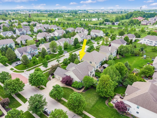 6810 Bearclover Dr, Dublin, OH 43016 - aerial view of residential area