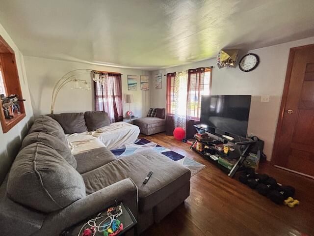 142 6th Ave, Buckeye Lake, OH 43008 - living area with wood finished floors