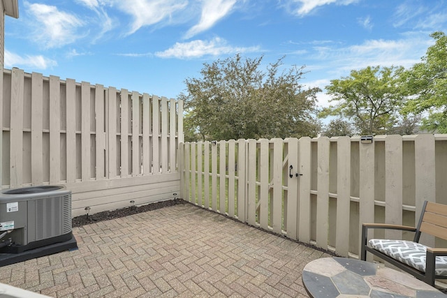 2523 Dahlia Way Unit 63B, Columbus, OH 43235 - view of patio / terrace featuring central air condition unit