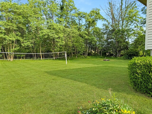 4890 Township Road 138 NW, Somerset, OH 43783 - view of grassy yard featuring volleyball court