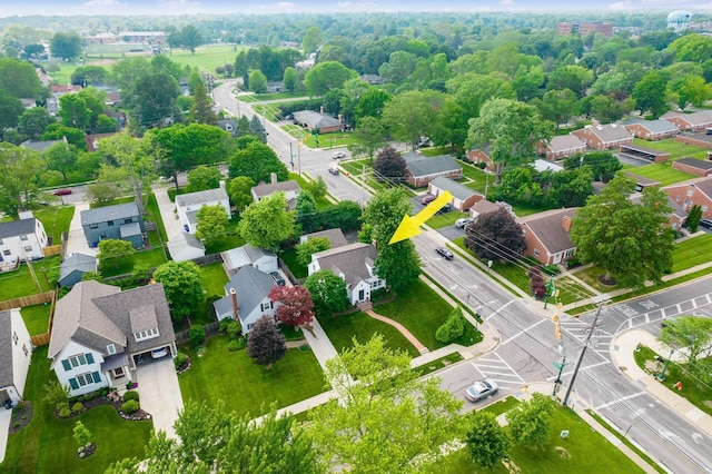 2805 Brandon Rd, Upper Arlington, OH 43221 - aerial perspective of suburban area