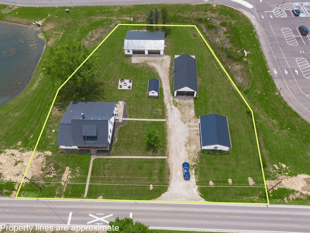 2174 Peachblow Rd, Lewis Center, OH 43035 - aerial overview of property's location featuring property boundaries highlighted