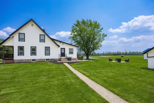 2174 Peachblow Rd, Lewis Center, OH 43035 - back of property featuring a yard