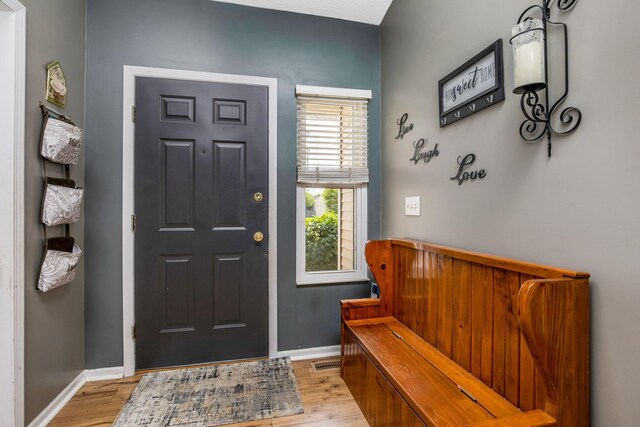 5191 Upland Meadow Dr, Canal Winchester, OH 43110 - foyer entrance featuring light wood-type flooring and baseboards