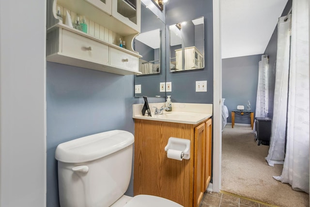 5191 Upland Meadow Dr, Canal Winchester, OH 43110 - bathroom with vanity and toilet