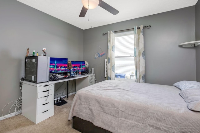 5191 Upland Meadow Dr, Canal Winchester, OH 43110 - bedroom featuring carpet floors and a ceiling fan