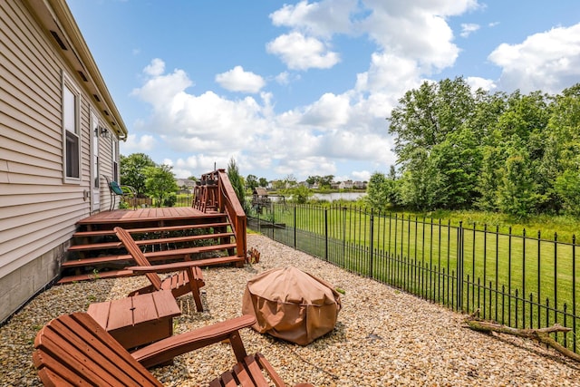 5191 Upland Meadow Dr, Canal Winchester, OH 43110 - view of patio featuring a wooden deck