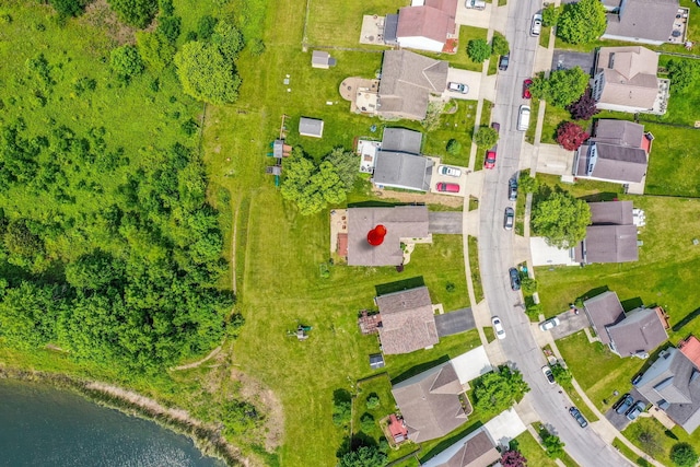 5191 Upland Meadow Dr, Canal Winchester, OH 43110 - aerial perspective of suburban area featuring a large body of water