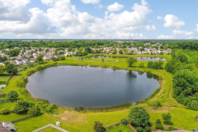 5191 Upland Meadow Dr, Canal Winchester, OH 43110 - aerial perspective of suburban area featuring a nearby body of water