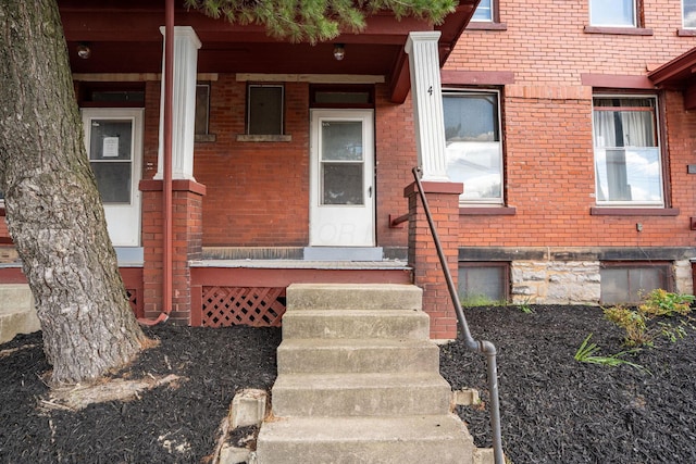 4 E Blake Ave, Columbus, OH 43202 - property entrance with brick siding