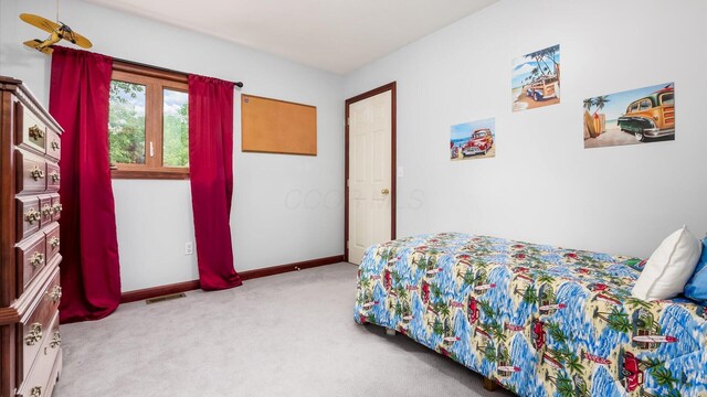 102 Sequoia Dr, Byesville, OH 43723 - carpeted bedroom featuring baseboards