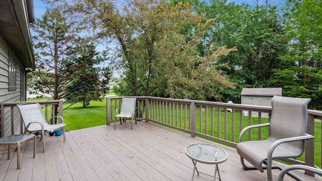 102 Sequoia Dr, Byesville, OH 43723 - wooden terrace featuring a yard