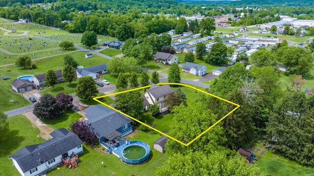 102 Sequoia Dr, Byesville, OH 43723 - aerial perspective of suburban area