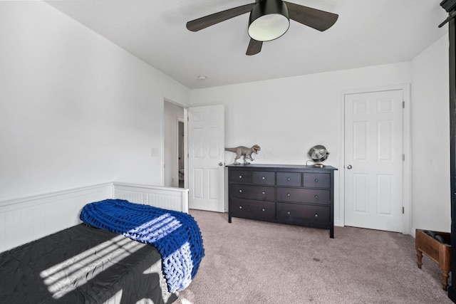 8318 Fig Grove Way, Plain City, OH 43064 - bedroom featuring carpet and a ceiling fan