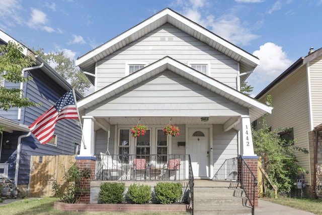 1442 S 4th St, Columbus, OH 43207 - view of front of house with covered porch