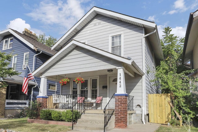 1442 S 4th St, Columbus, OH 43207 - view of front of property with covered porch