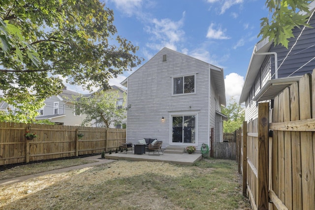 1442 S 4th St, Columbus, OH 43207 - rear view of house featuring a patio area